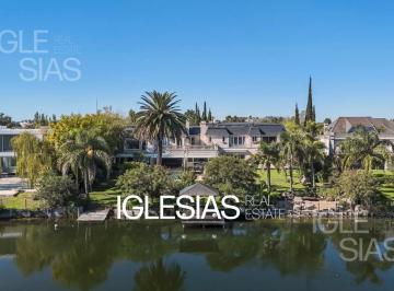 Casa · 812m² · 14 Ambientes · 8 Cocheras · Casa en Alquiler, Doble Lote Al Lago en Los Castores, Nordelta