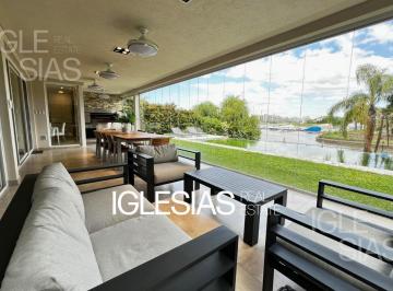 Casa · 373m² · 8 Ambientes · 3 Cocheras · Casa en Alquiler Al Río en El Yacht, Nordelta