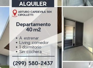 Departamento de 2 ambientes, Cipolletti · Dpto 1 Dormitorio en Cipolletti
