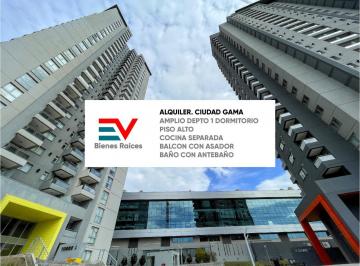 Departamento · 45m² · 2 Ambientes · Alquiler. Ciudad Gama. Depto 1 Dorm Moderno Balcon con Asador. Amenities