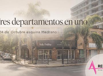 Departamento · 118m² · 2 Dormitorios · 3 Departamentos en Venta, 24 de Octubre Esquina Medrano, Ituzaingó Sur