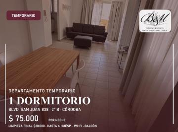 Departamento de 3 ambientes, Córdoba · Departamento Temporario de 1 Dormitorio · Córdoba Capital