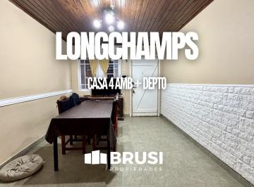 Casa · 114m² · 4 Ambientes · 2 Cocheras · Casa en Longchamps