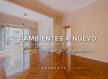 Departamento · 101m² · 3 Ambientes · Departamento 3 Ambientes Venta Recoleta Balcon