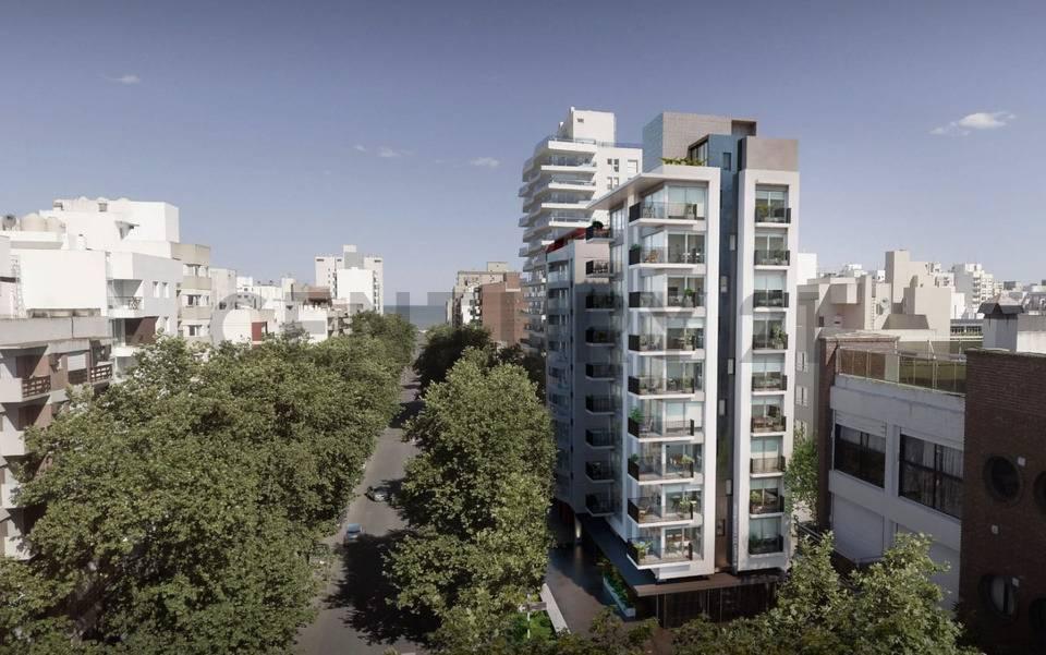 Depto 2 amb, 46m² con balcón — La Perla