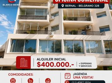 Oficina comercial de 1 ambiente, Quilmes · Oficina en Alquiler – Uso Profesional | Bernal Centro