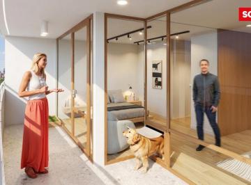 Departamento · 34m² · 2 Ambientes · Venta, Semi Piso de Dos Ambientes con Terraza y Parrilla Privada en Nuñez - Guau Obligado