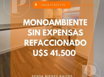 Departamento · 30m² · 1 Ambiente · | Venta | Monoambiente Sin Expensas