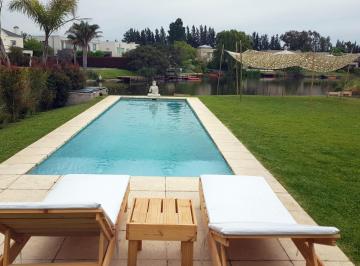 Casa · 240m² · 5 Ambientes · 3 Cocheras · Casa en Barrio La Laguna, Rincon Milberg Alquiler Temporario