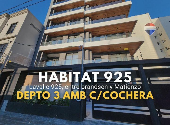 Departamento · 72m² · 3 Ambientes · 1 Cochera