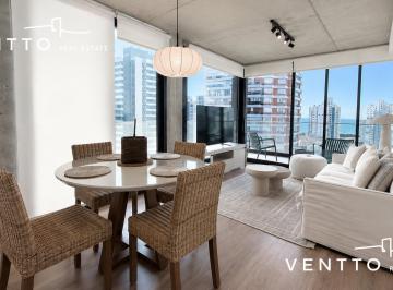 Departamento · 67m² · 3 Ambientes · 1 Cochera · Alquiler Anual en Aidy Grill Dos Dorm. a Estrenar, Garaje Punta del Este