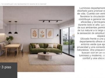 Departamento · 51m² · 2 Ambientes · 1 Cochera · Oportunidad! Departamentos de 2 Amb. con Cochera y Amenities - Entrega Dic 2027