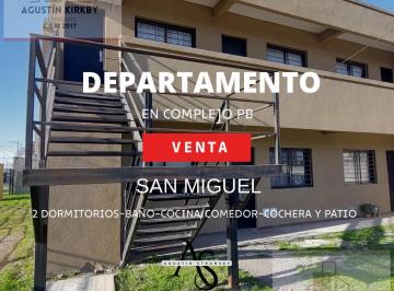 Departamento · 40m² · 3 Ambientes · 1 Cochera · Departamento - San Miguel