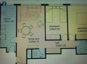 Departamento de 3 ambientes, Belgrano · 3 Amb 60 m² 3 C/av y Subte Bajas Expensas