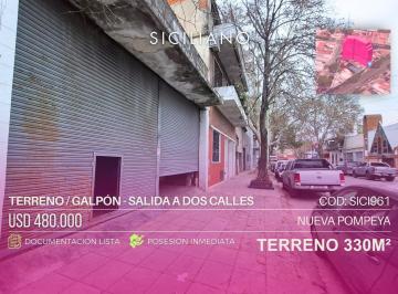 Terreno · 330m² · Local en Pompeya