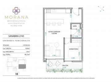 Departamento · 40m² · 2 Ambientes · Departamento en Villa Devoto