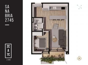 Departamento · 40m² · 2 Ambientes · 2 Ambientes a Financiar // Emprendimiento Villa Devoto