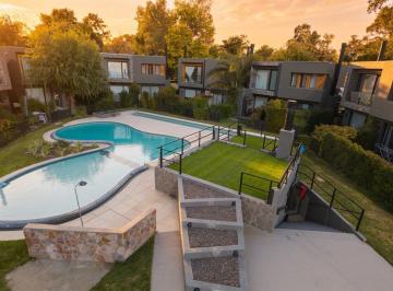 Departamento · 71m² · 3 Ambientes · 1 Cochera · Venta Casa Dúplex 3 Amb con Jardín, Parrilla, Pileta y Cochera — Cipreses Tortugas Pilar Km 38,5