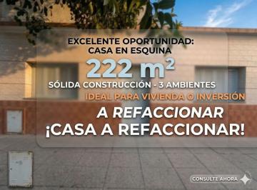 Casa · 85m² · 3 Ambientes · Casa 3 Ambientes con Parque en Venta Ciudad Madero