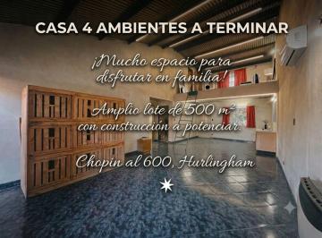 Casa · 100m² · 4 Ambientes · 1 Cochera · Casa 4 Ambientes Venta Hurlingham Financia