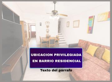 Casa · 79m² · 3 Ambientes · 1 Cochera · Duplex 3 Ambientes 79 m² Cub Venta Villa Luzuriaga