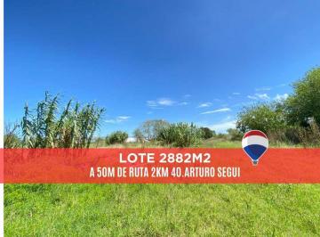 Terreno · 2882m² · Venta Lote Ruta 2 Km 40 El Peligro