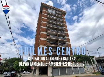 Departamento · 106m² · 3 Ambientes · Venta Depto 3 Amb Al Frente con Balcón Quilmes