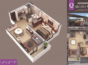 Departamento · 45m² · 2 Ambientes · Venta Depto 1 Dorm Balcon Frente San Martin