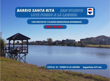 Terreno · 977m² · Lote en Venta en Barrio Santa Rita a La Laguna