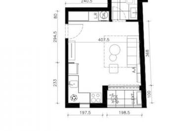 Departamento · 28m² · 1 Ambiente · Venta Monoambiente en Cordón