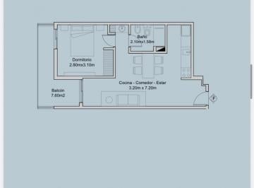 Departamento · 48m² · 4 Ambientes · Venta Deptos en Nueva Cba Edificio Guardia X, Financiacion!