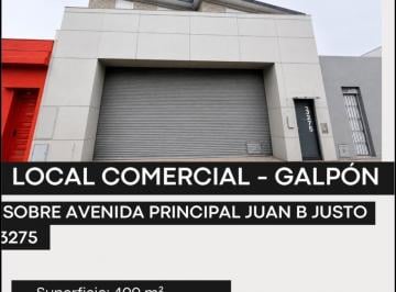 Local comercial · 400m² · 1 Ambiente · Local 400 m² Sobre Av J. B. Justo
