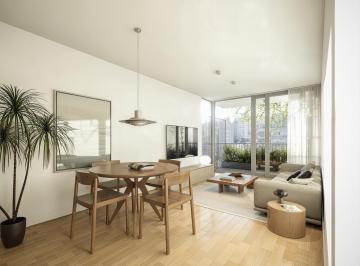 Departamento · 49m² · 2 Ambientes · Departamento de 1 Dormitorio Al Frente con Patio en Barrio Lourdes