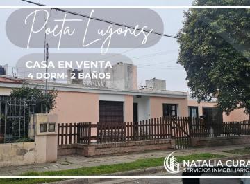 Casa · 144m² · 4 Dormitorios · 1 Cochera · Casa en Venta - B° Poeta Lugones - Ideal Para Modernizar