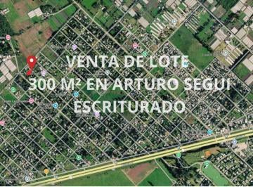 Terreno · 300m² · Venta de Lote 300 m² Arturo Segui - Escriturado