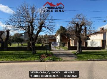 Casa de 6 ambientes, General Belgrano · Esquina de 900 m² Comercial, con Casa y Quincho Amueblados! - General Belgrano.