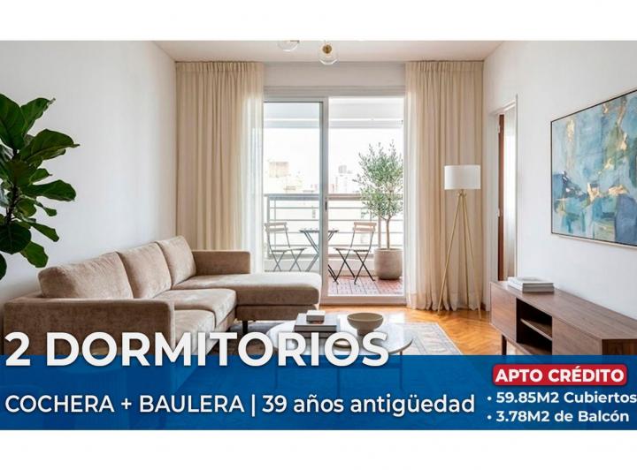 Departamento · 60m² · 4 Ambientes · 1 Cochera