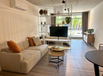 Departamento · 40m² · 1 Ambiente · 1 Cochera · Excelente Loft en Alquiler Temporario con Cochera. Distrito Quartier, Retiro.
