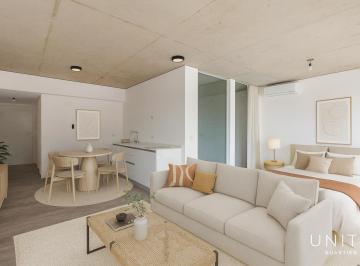 Departamento · 47m² · 2 Ambientes · 1 Cochera · Loft Moderno con Vista Abierta en Piso Alto - Quartier del Bajo Torre 2