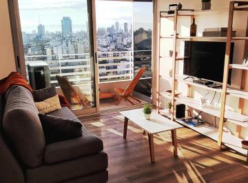 Departamento · 39m² · 2 Ambientes · 1 Cochera · Departamento 2 Ambientes con Suite, Balcón y Cochera en Piso Alto – Quartier San Telmo