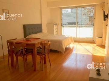 Departamento · 35m² · 1 Ambiente · Departamento Monoambiente en Villa Crespo con Balcón con Amenities en Alquiler Temporario.