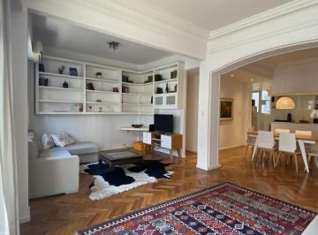 Departamento · 101m² · 2 Dormitorios · Departamento Amueblado en Edificio Francés en Recoleta - 2 Dorm. - 2 Baños