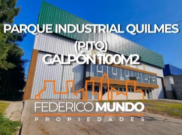 Bodega-Galpón · 1100m² · Galpon/deposito en Alquiler Parque Industrial Quilmes