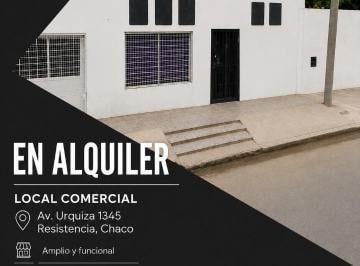 Local comercial · 300m² · 1 Ambiente · En Alquiler! Local Comercial Sobre Av Urquiza 1345