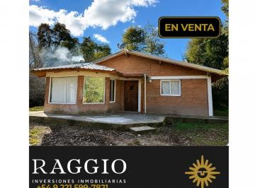 Casa · 92m² · 4 Ambientes · Casa de 3 Habitaciones, 2400 m² de Terreno con 100 m de Arroyo en Isla Sur, Lago Puelo, Chubut (Ez - 76)
