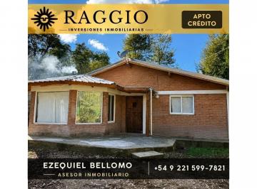 Casa · 92m² · 4 Ambientes · Apto Crédito - Casa de 3 Habitaciones, 2400 m² de Terreno con Arroyo en Lago Puelo, Chubut (Ez - 76)