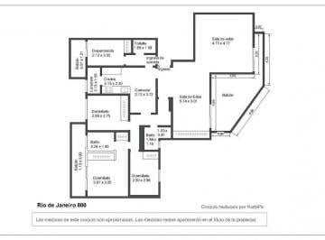 Departamento · 116m² · 4 Ambientes · 1 Cochera · Departamento 4 Amb/dependencia/cochera /v. Crespo