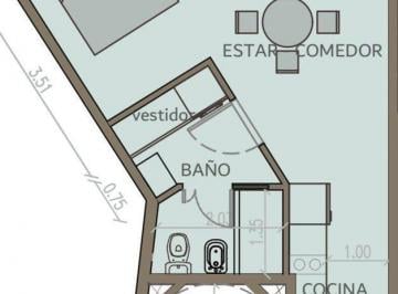 Departamento · 35m² · 1 Ambiente · Venta Monoamb V Crespo Cfte Pozo Amplio Balcón