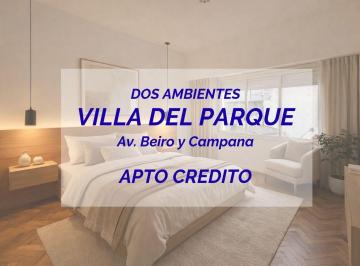 Departamento · 39m² · 2 Ambientes · 2 Ambientes Villa del Parque Amplio Apto Credito