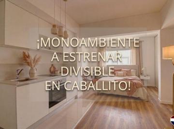 Departamento · 43m² · 1 Ambiente · Monoambiente Divisible a Estrenar en Caballito